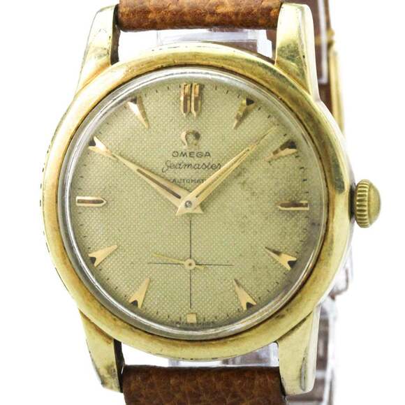 OMEGA Seamaster Cal 344 Gold Plated AutomaticWatch 2576.21 Vintage